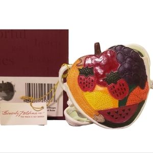 Vtg 2000 Just The Right Shoe By Raine Fruity Purse